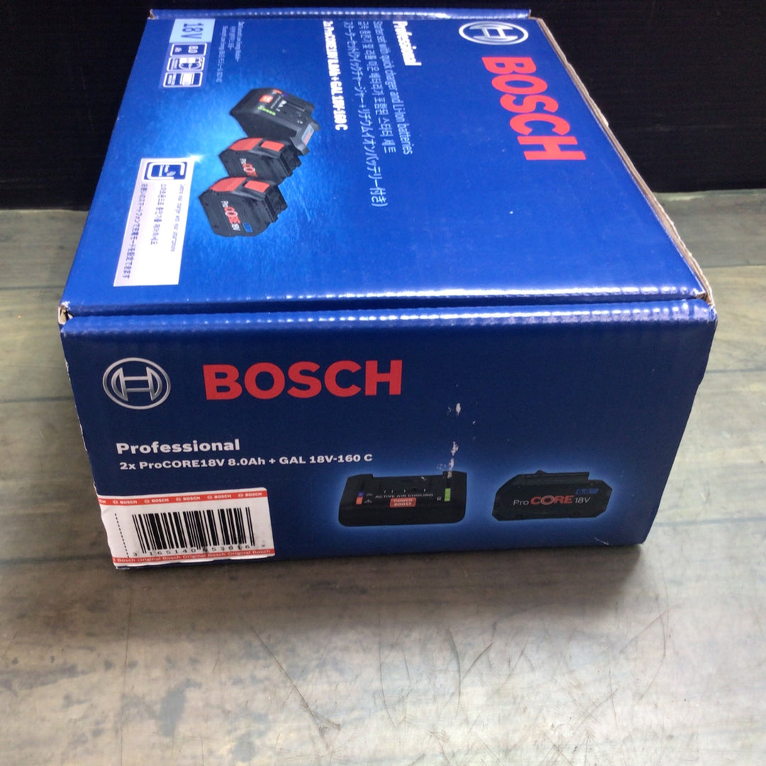 〇ボッシュ(BOSCH) ProCORE18V8.0Ahバッテリー2個&高速充電器セット ProCORE18V8S2【東大和店】