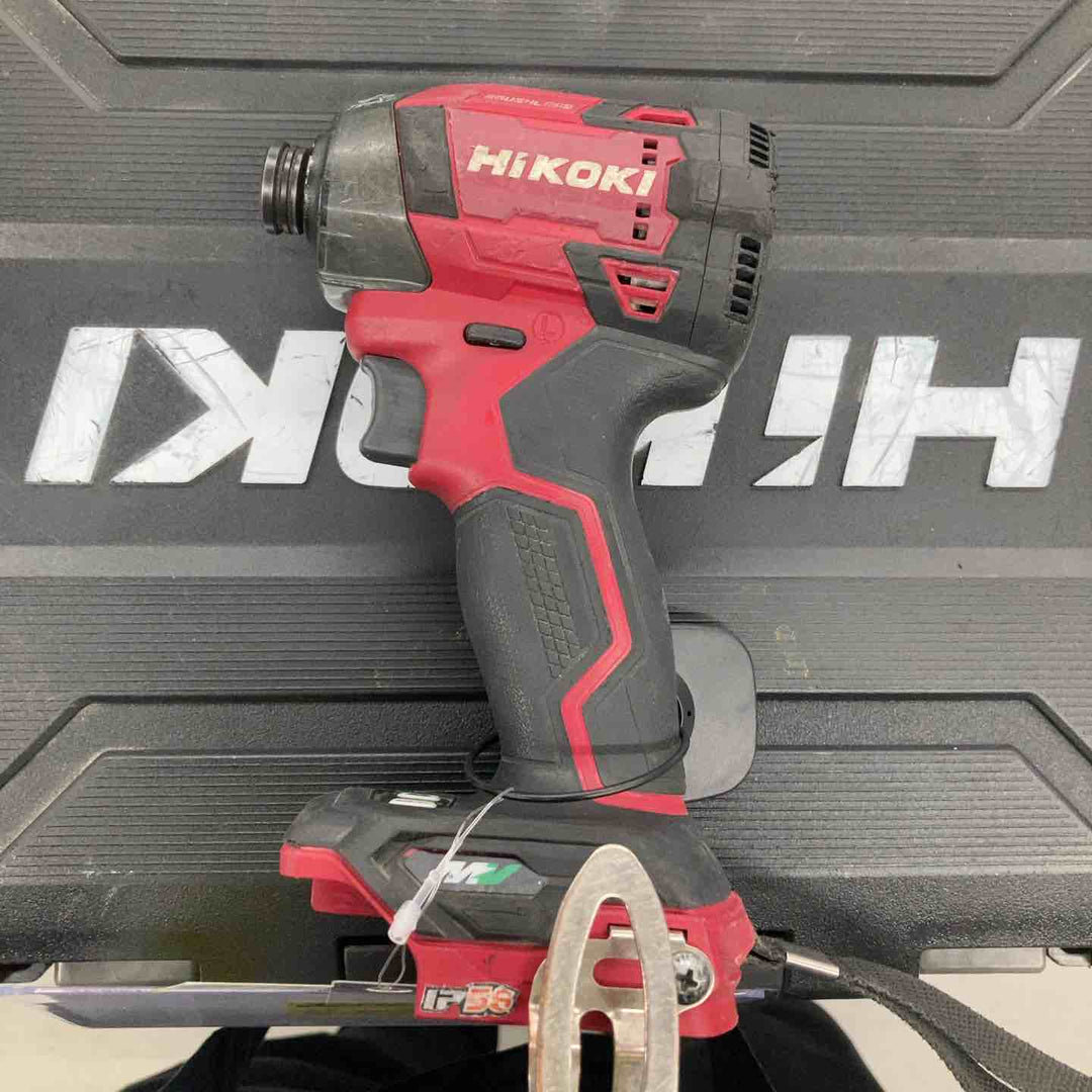 ★ハイコーキ(HIKOKI ※旧:日立工機) コードレスインパクトドライバ スコーピオンレッド WH36DD(2XHRSZ)【戸田店】