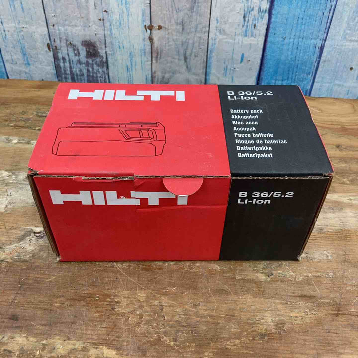 ★ヒルティ(HILTI) リチウムイオンバッテリー B36/5.2 36V/5.2Ah【柏店】