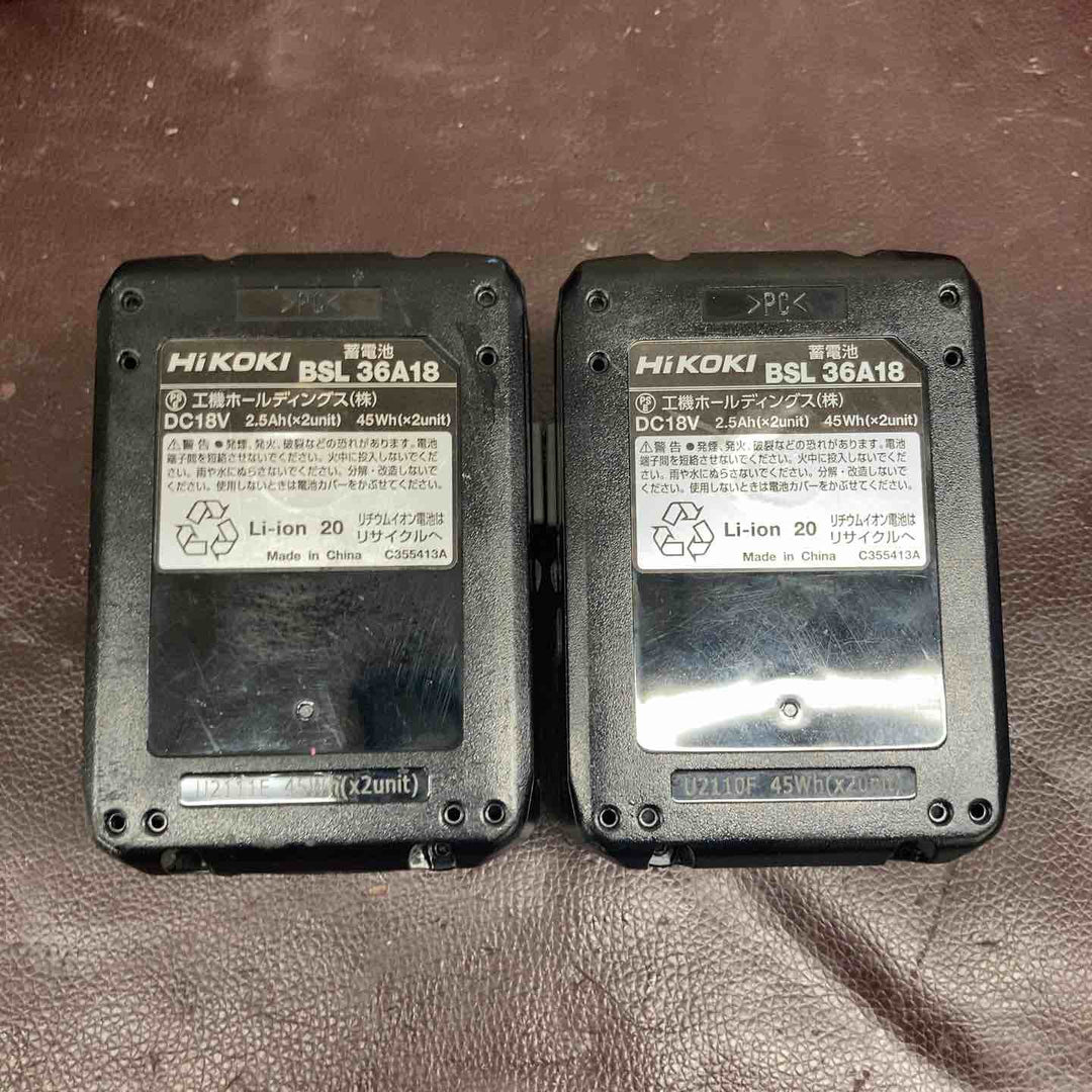 【中古品】ハイコーキ(HIKOKI ※旧:日立工機) コードレスインパクトドライバー WH36DC(2XPR)【東大和店】