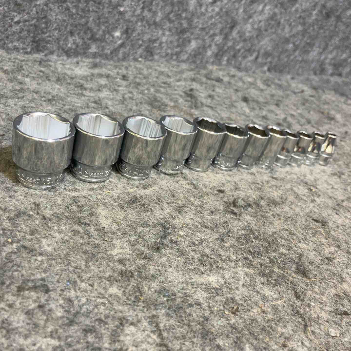 MACTOOLS　DR3/8　インチスタンダードソケット　12個セット　RBRTシリーズ　 【桶川店】
