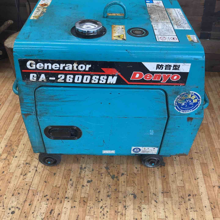 【店頭受取り限定】◇デンヨー(Denyo)  防音型 ガソリン発電機 GA-2600SSM【柏店】