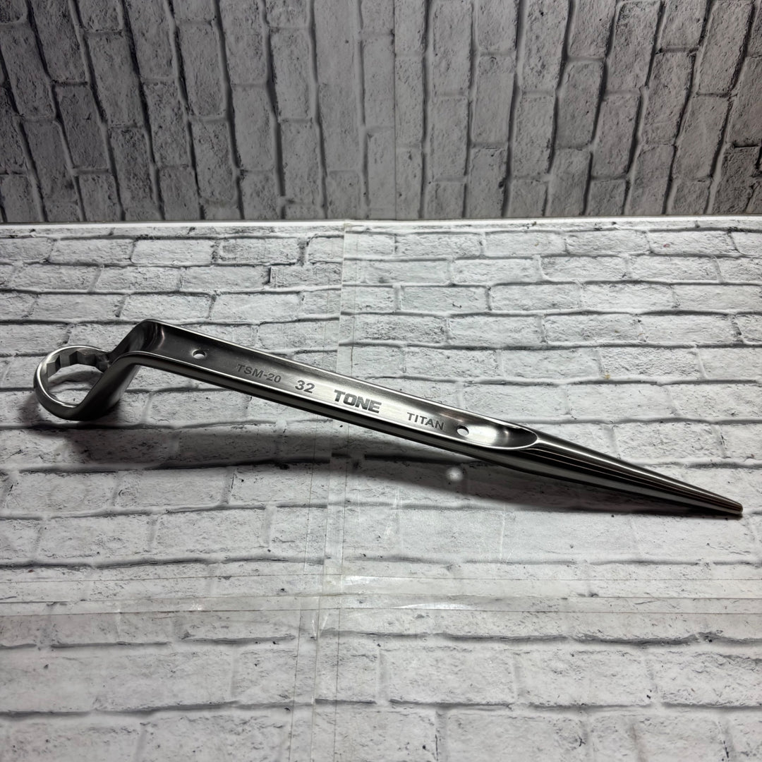 トネ(TONE) チタンシノ付めがねレンチ(トルシアボルト用) TSM-20 二面幅32mm【川口店】