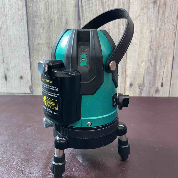【中古品】 ヴォイス(VOICE) レーザー墨出し器 5ライングリーンレーザー 矩十字・横 VLG-5X 【東大和店】