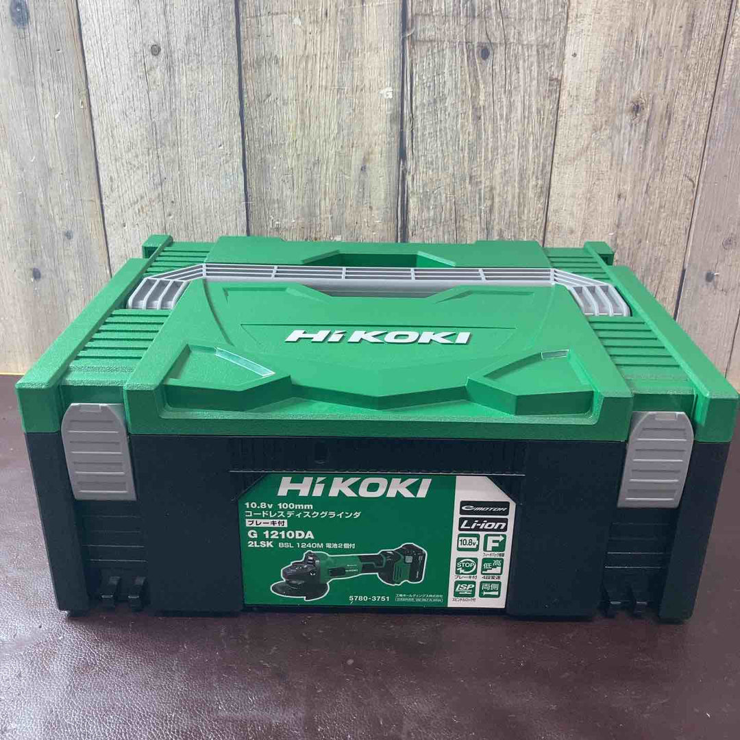【未使用(店頭展示品)】 ハイコーキ(HIKOKI ※旧:日立工機) 100mmコードレスディスクグラインダ G1210DA(2LSK) 【東大和店】