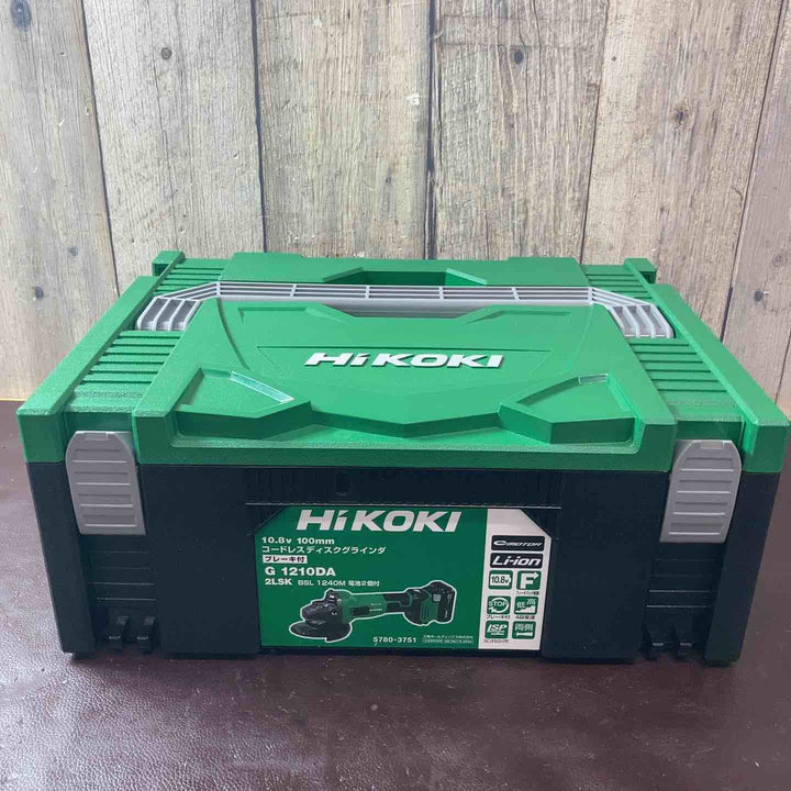 【未使用(店頭展示品)】 ハイコーキ(HIKOKI ※旧:日立工機) 100mmコードレスディスクグラインダ G1210DA(2LSK) 【東大和店】