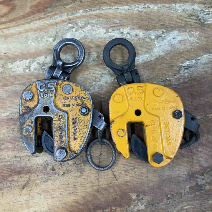 【中古品】スーパーツール 0.5t クランプ 立吊クランプ GRIP0-19 2点セット【柏店】