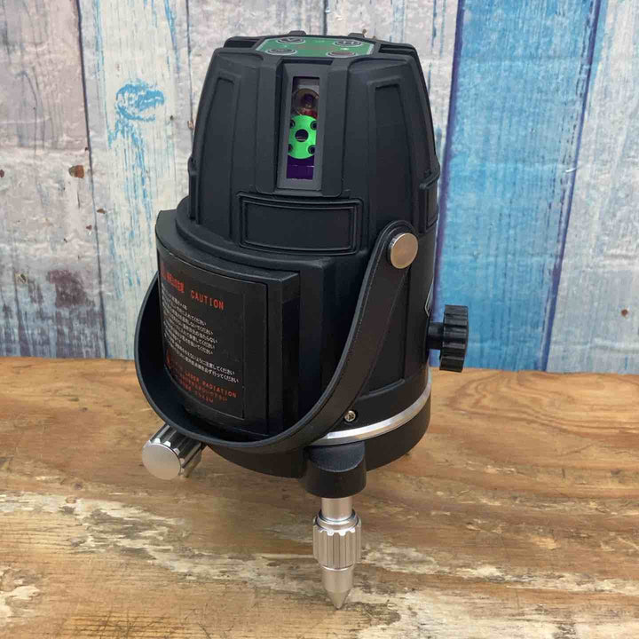 〇マイト工業(might) グリーンレーザー墨出し器 MGL-411GP 矩十字・横 三脚付き【柏店】