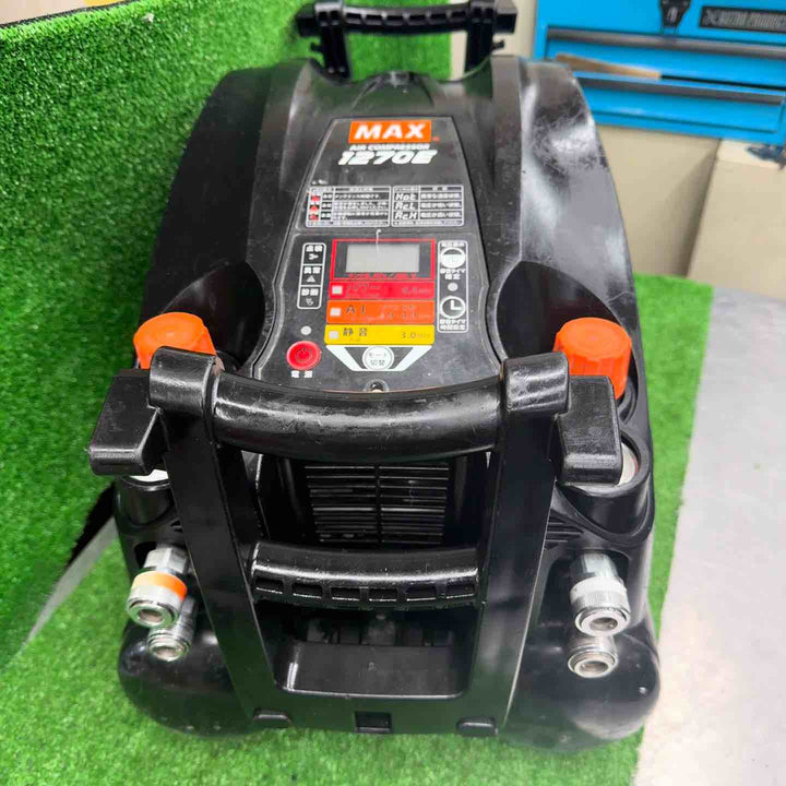 【ジャンク品】★マックス(MAX) エアコンプレッサー AK-HH1270E_ブラック【桶川店】