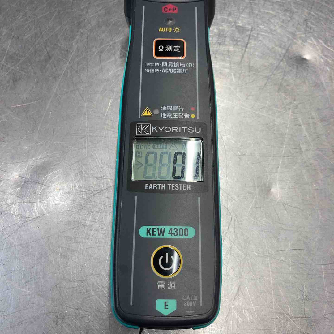 【中古美品】 共立電気計器(KYORITSU) 簡易接地抵抗計 KEW4300 検査 検知 計測 【東大和店】