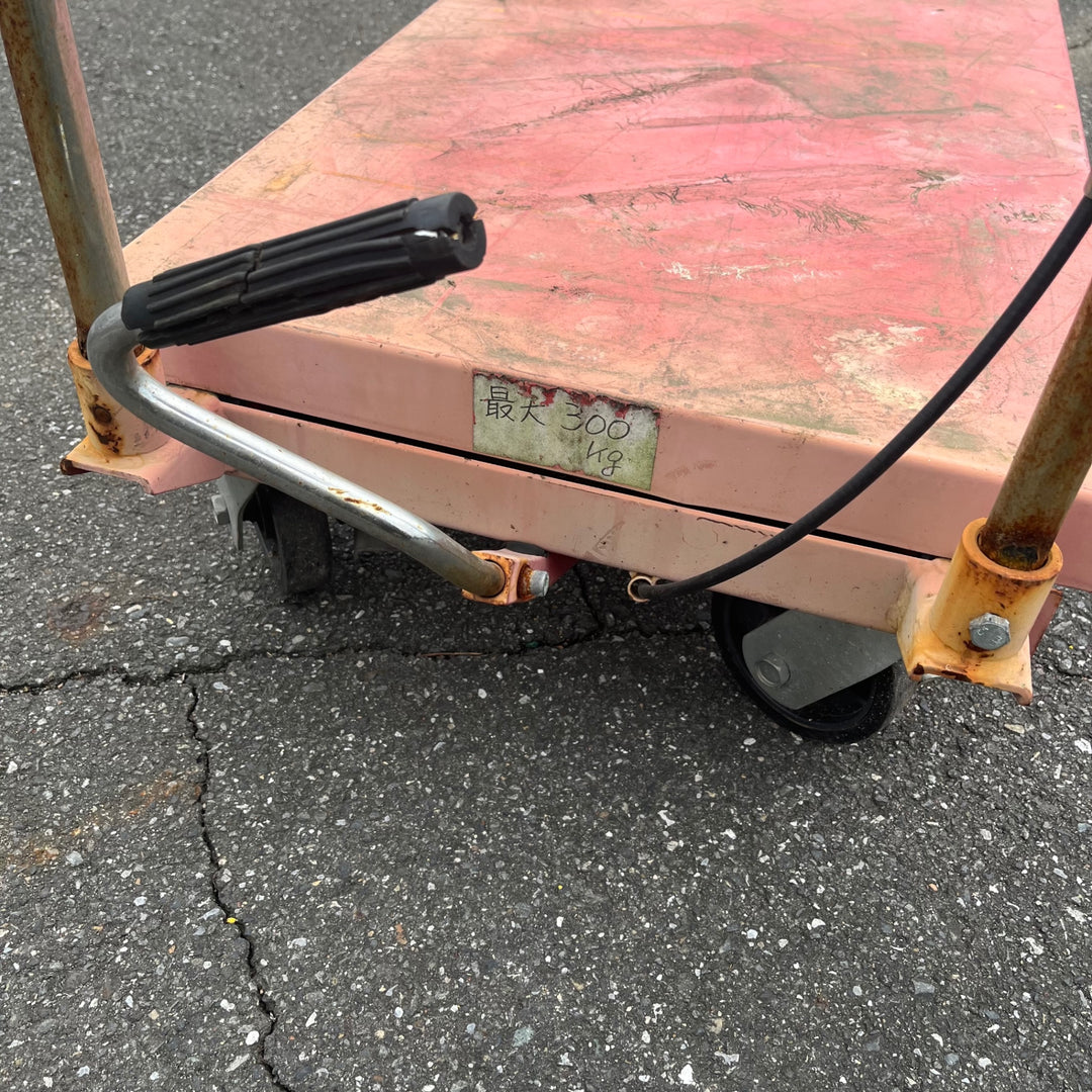 【店頭受取り限定】油圧台車 メーカー・型式・能力不明 300kg? 錆びあり 保証なし【岩槻店】