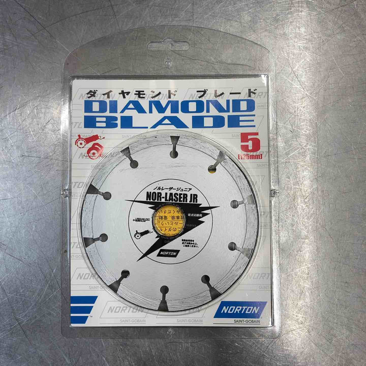 【未使用(店頭展示品)】 ノートン NORTON 125mm ダイヤモンドブレード 15枚 【東大和店】
