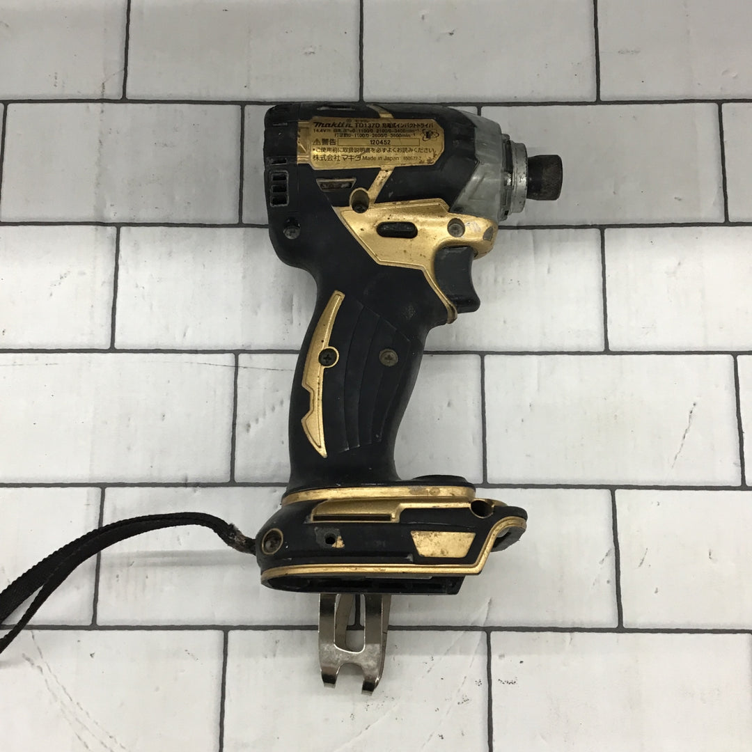〇マキタ(makita) コードレスインパクトドライバ TD137DZSP【所沢店】