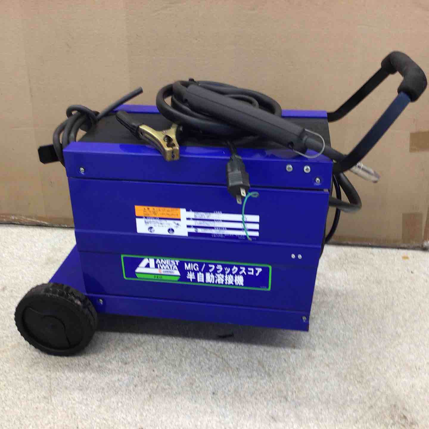 店頭受取り限定】アネスト岩田 100V 半自動 WG3010 MIG/フラックスコア