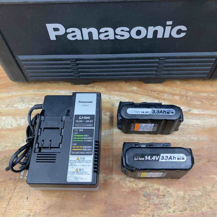 ▼パナソニック(Panasonic)　充電レシプロソーEZ47A1LJ2F　バッテリー14.4V3.3Ah×2、充電器、ケース【柏店】