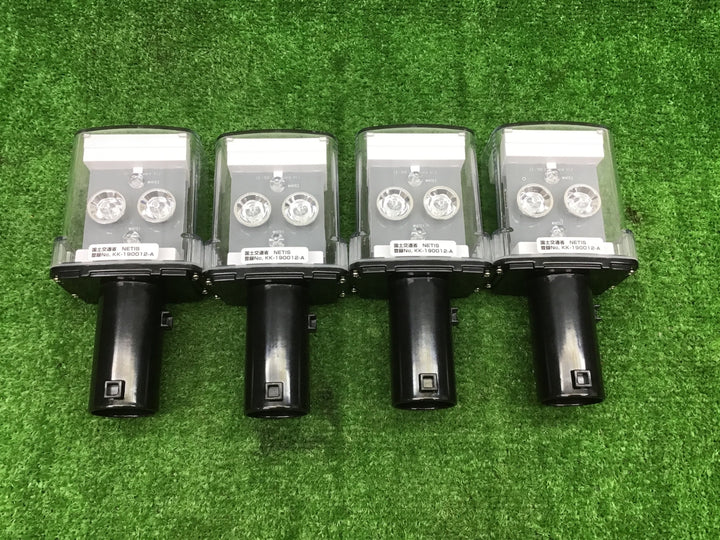 キャットアイ シグナルスター LE-150 LEDソーラー式同期工事灯 カラーコーン用  4個セット【富山店】●Y5