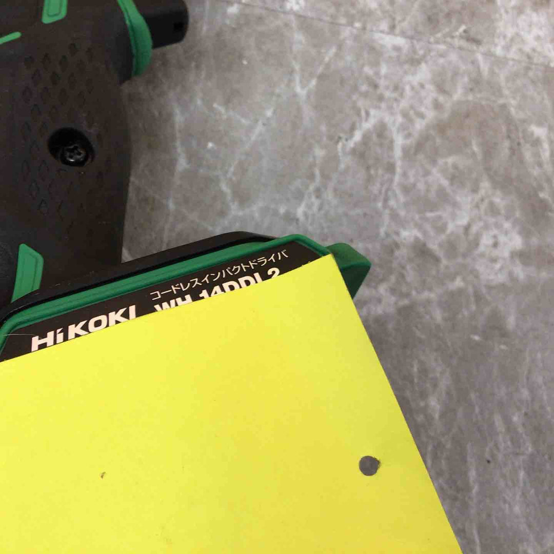 ★ハイコーキ(HIKOKI ※旧:日立工機) コードレスインパクトドライバー WH14DDL(2LSCK)(L)【八潮店】