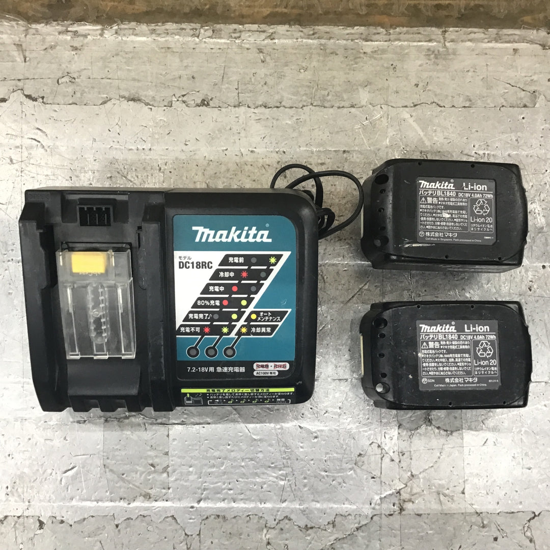 〇マキタ(makita) コードレスインパクトドライバー TD170DRMXB 18V4.0Ahバッテリー*2【所沢店】