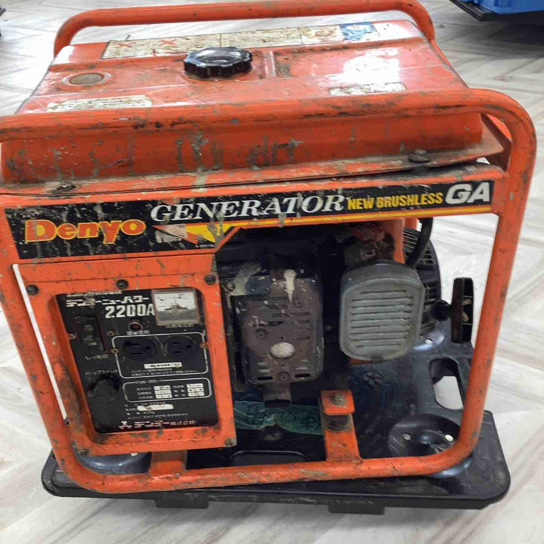 【店頭受取り限定】デンヨー ガソリン発電機 GA-2205A【越谷店】