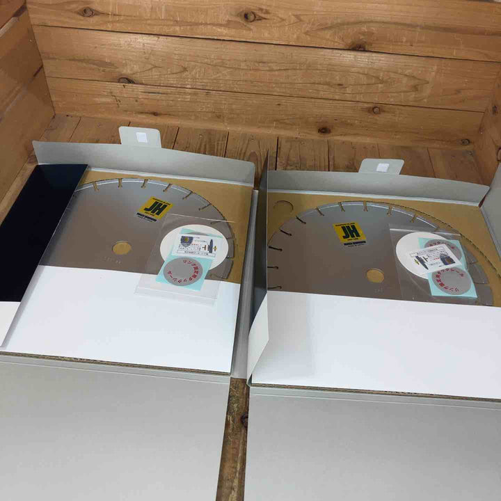 理研(RIKEN) ダイヤモンドブレード 乾式 14インチ(約350mm) JHブレード 計2枚セット【所沢店】