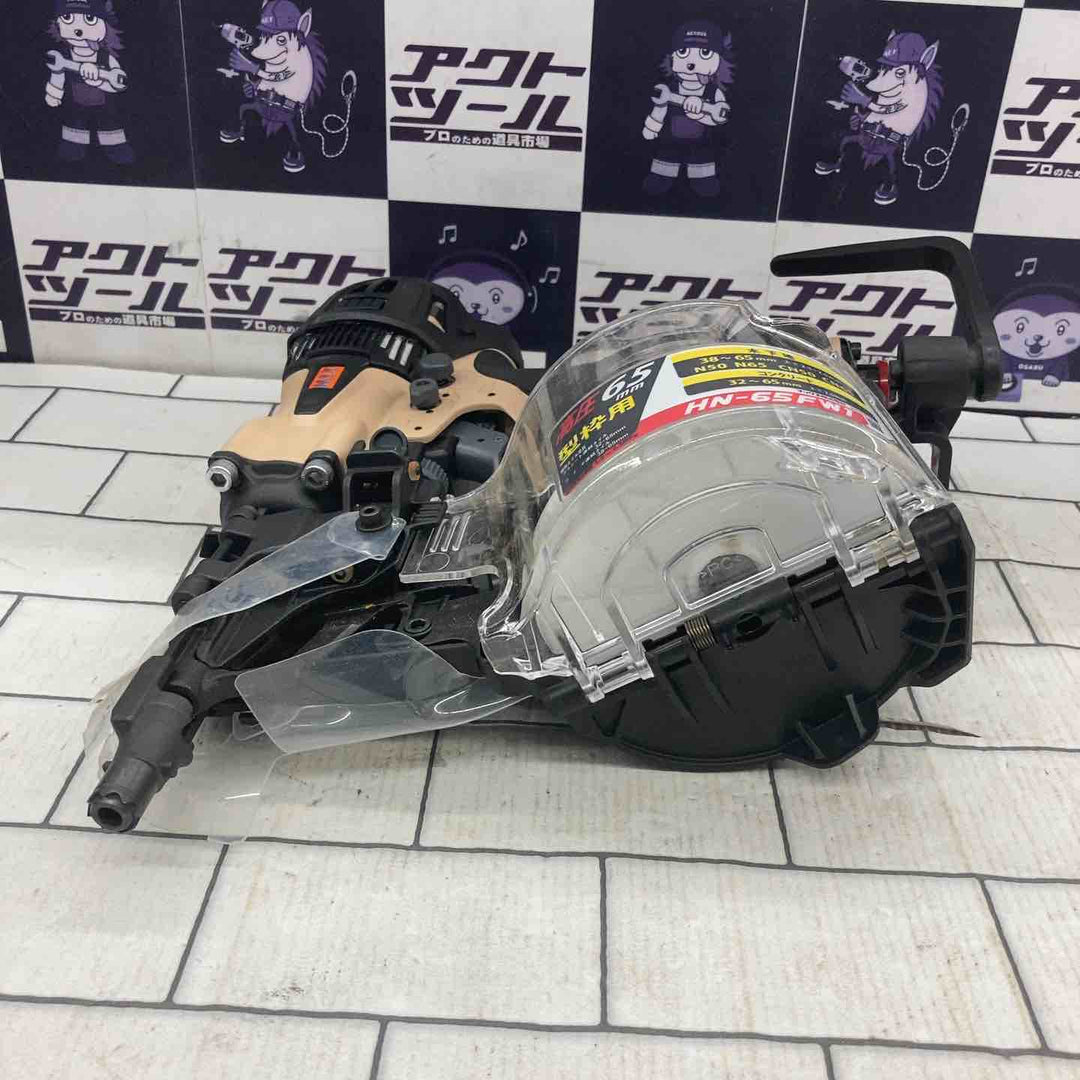 ★マックス(MAX) 高圧エア釘打ち機 HN-65FW1(V)_サンドベージュ【所沢店】