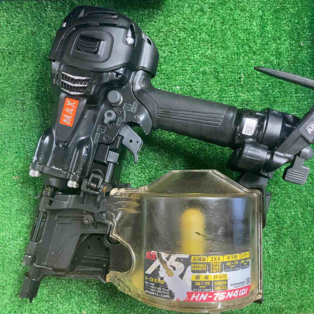 ◇MAX　釘打ち機　スーパーネイラ　ブラック【限定色】　HN-75N4(D)-BK【町田店】