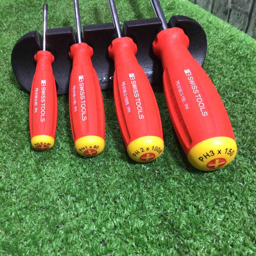 PBスイスツール(PB SWISS TOOLS) プラスドライバー4本セット 8242 【川口店】