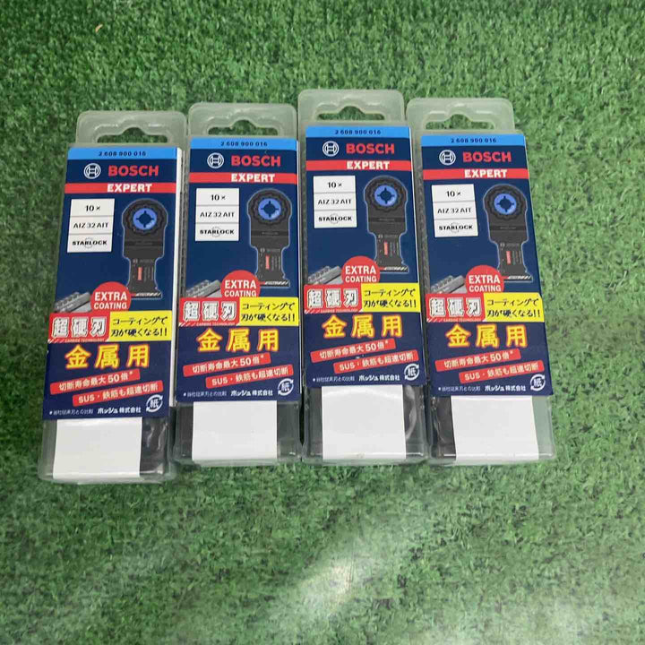 ◇ボッシュ(BOSCH) マルチツールブレード (カットソー) スターロック 【金属用】 AIZ32AIT/10 10本入り　4個セット【町田店】