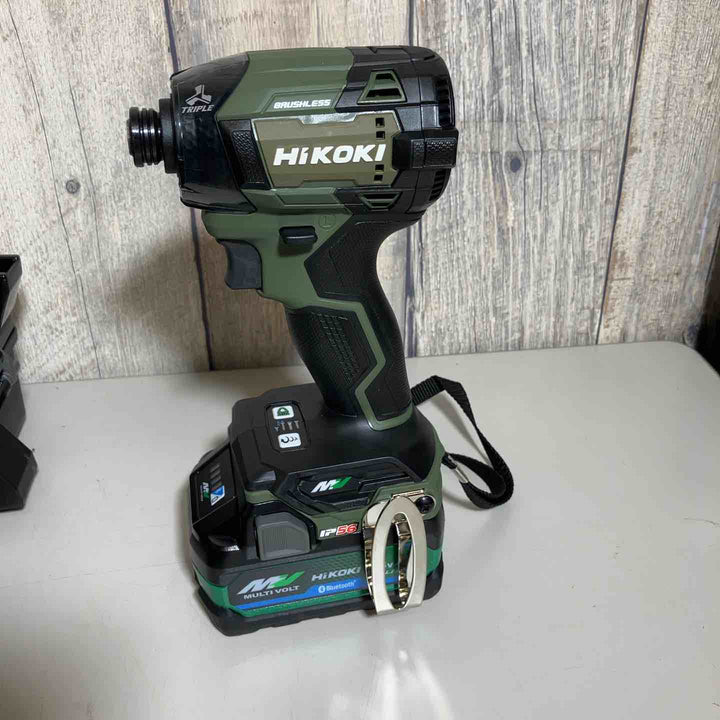 ★ハイコーキ(HIKOKI ※旧:日立工機) コードレスインパクトドライバ フォレストグリーン WH36DD(2XHGSZ)【戸田店】
