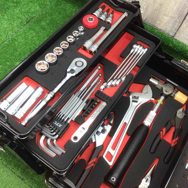 KTC SK35622WZ スタンダードツール 工具セット 9.5sq. 両開きメタルケース 56点【富山店】◆BR