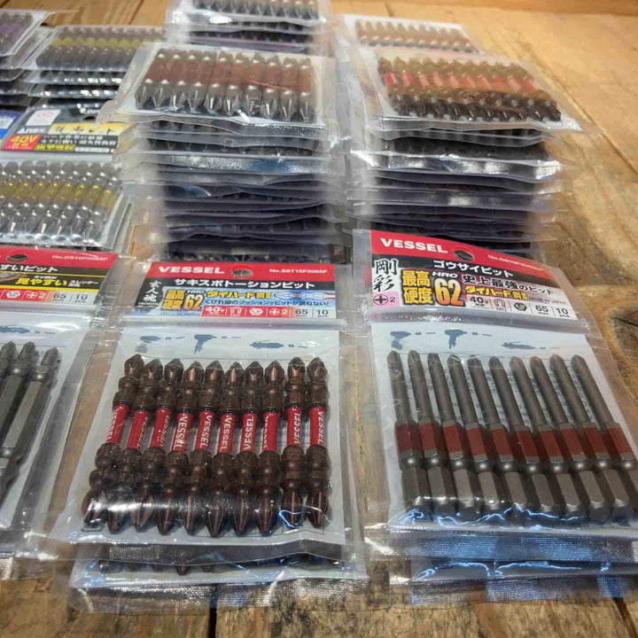 【未使用品】インパクトビット 65mm 10本×60個 合計600本まとめ売り VESSEL ANEX ベッセル アネックス等【所沢店】