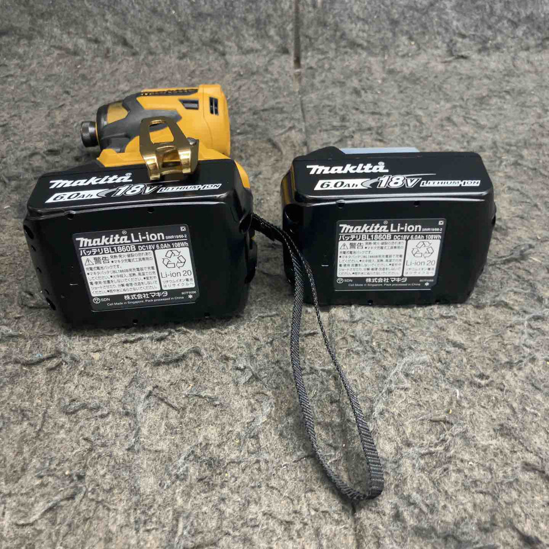 マキタ(makita) コードレスインパクトドライバー TD173DGXPY プレミアムイエロー 20周年限定色【鴻巣店】