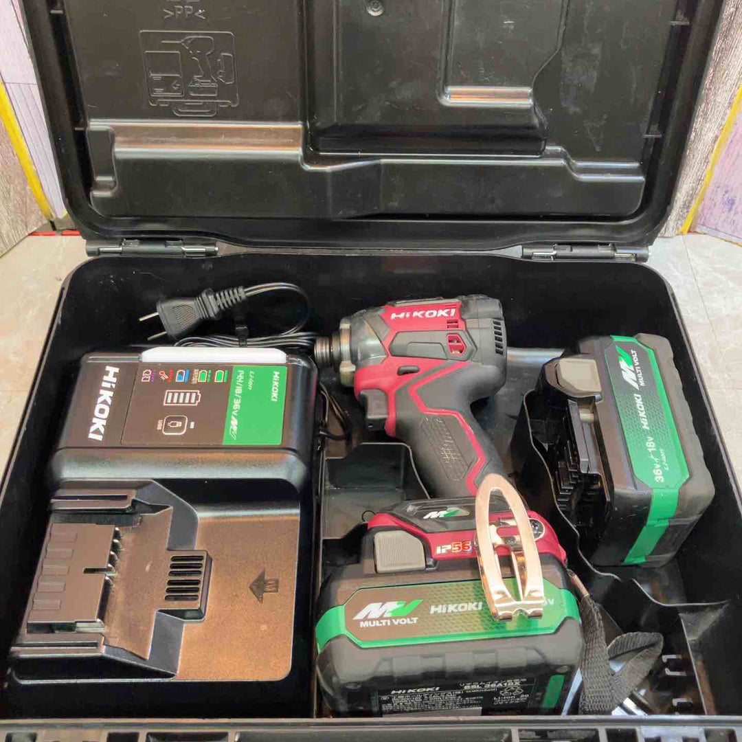 ★ハイコーキ(HIKOKI ※旧:日立工機) コードレスインパクトドライバー WH36DC(2XPSZ)(R)【八潮店】