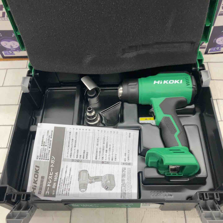 ★ハイコーキ(HIKOKI ※旧:日立工機) コードレスヒートガン RH18DA(NNP)【所沢店】