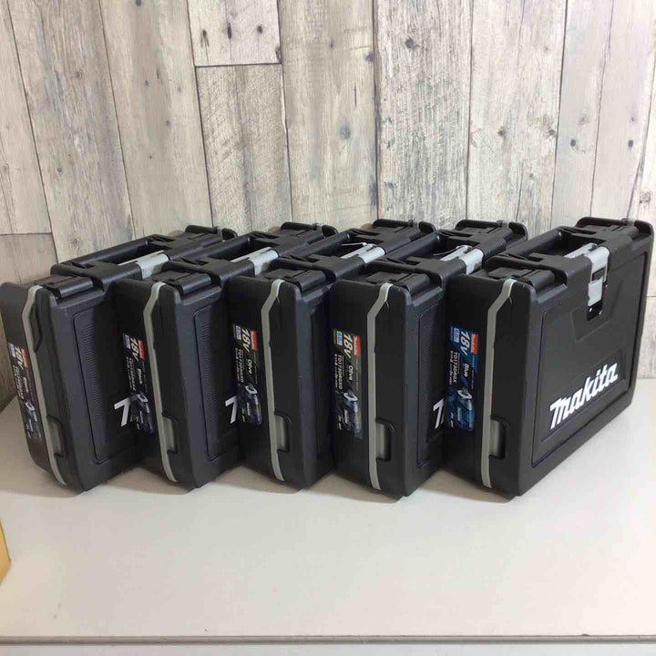【未使用品】マキタ(makita) コードレスインパクトドライバー TD173DRGX TD173DRGXB TD173DRGXO 5台セット ブラック 黒 青 ブルー オリーブ【戸田店】