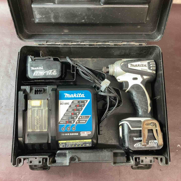 【中古品】マキタ(makita) コードレスインパクトドライバー TD132DRFXW 3.0Ah 4.0Ah 14.4V【東大和店】
