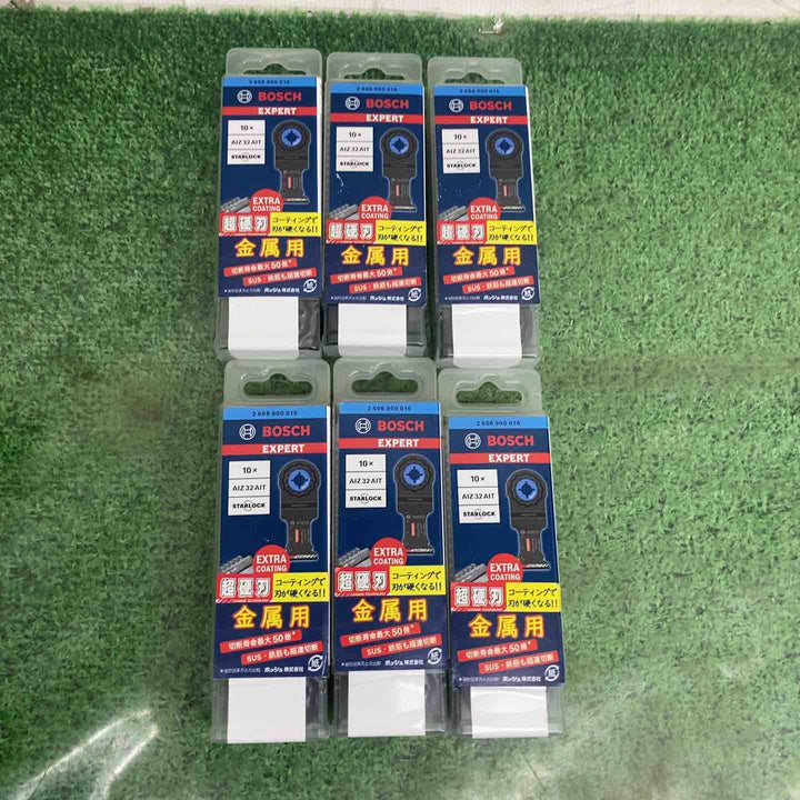 ◇ボッシュ(BOSCH) マルチツールブレード (カットソー) スターロック 【金属用】 AIZ32AIT/10 10本入り　6個セット【町田店】