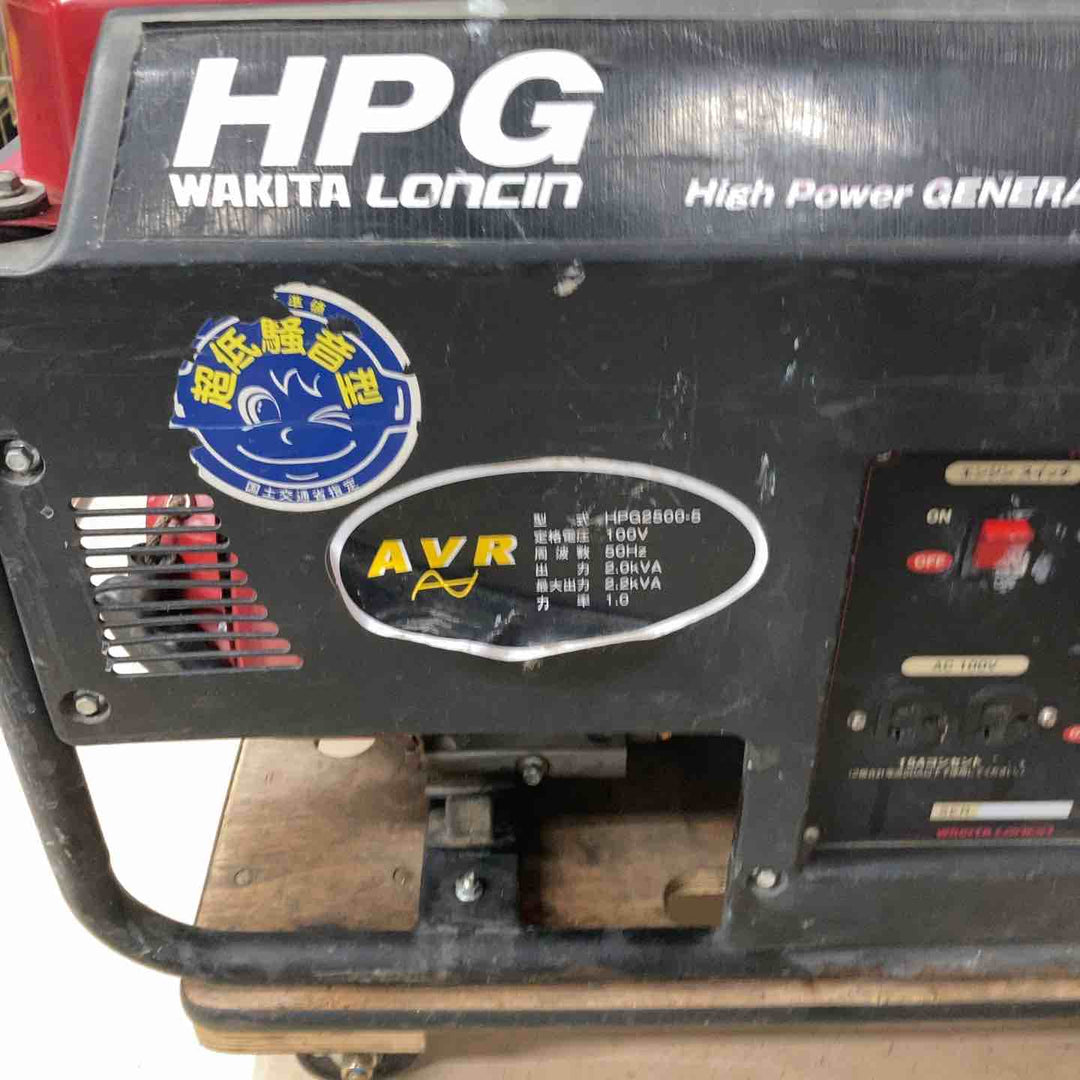 【店頭受取り限定】◇ワキタ(MEIHO) エンジン式発電機 50Hz HPG2500-5【町田店】