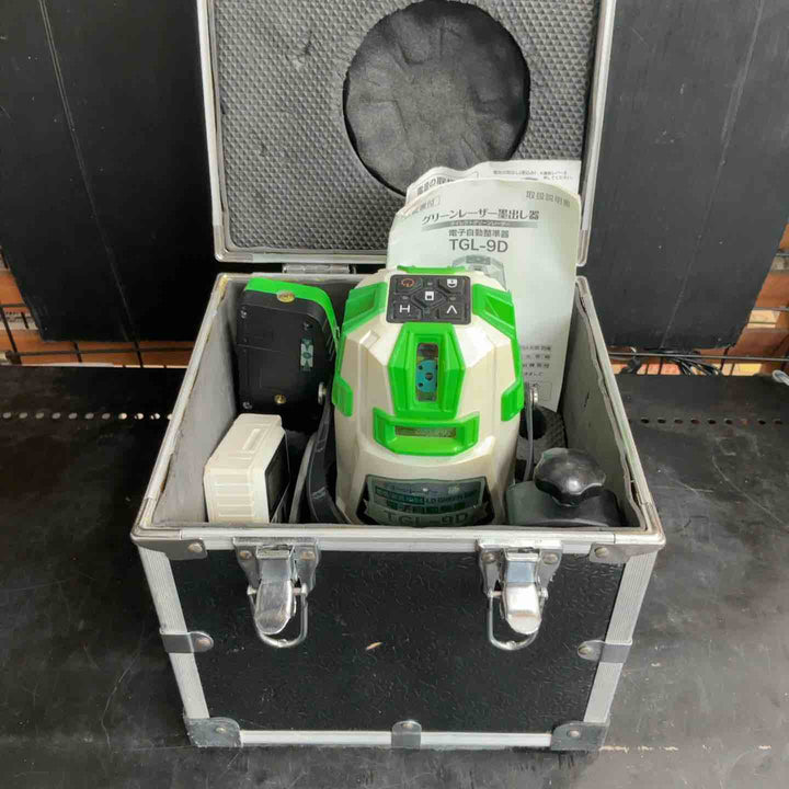 ◇高儀 フルライングリーンレーザー墨出し器 TGL-9D【草加店】