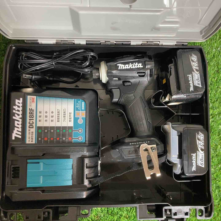 【中古品】★マキタ(makita) コードレスインパクトドライバー TD162DRGXB　18V6Ahバッテリー2個　充電器付属【戸田店】