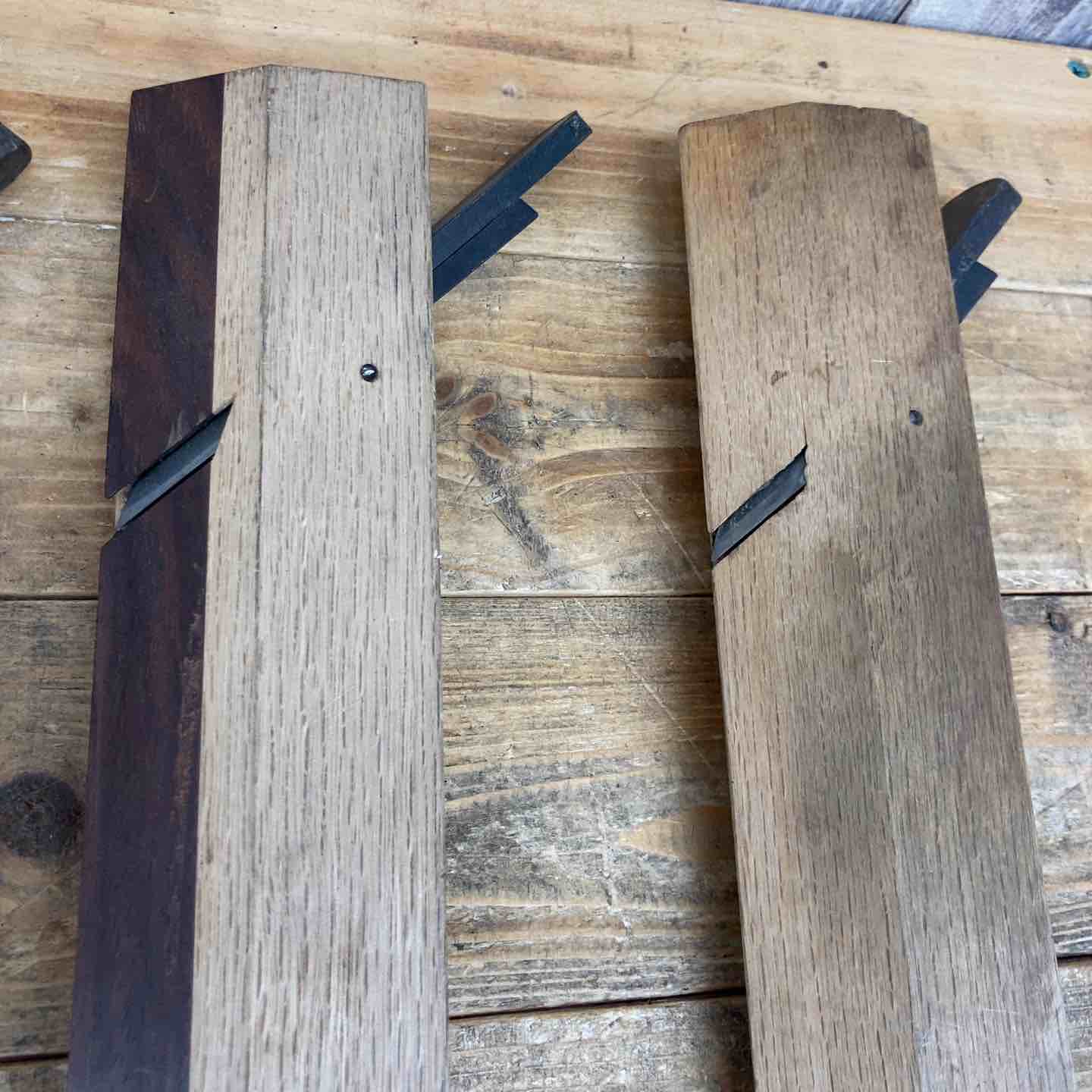 中古品】 越富士・直近作・安兵衛・義？ 鉋4個セット 鉋 かんな カンナ