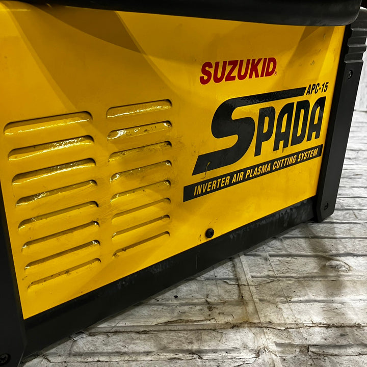 SUZUKID スズキット エアープラズマ切断機 エスパーダ APC-15 100V専用 コンプレッサー外付け型 軟鋼切断4mm【川口店】