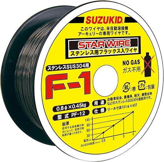 ◇ SUZUKID スター電器 半自動用ワイヤ SUS 0.45kg PF-12【草加店】