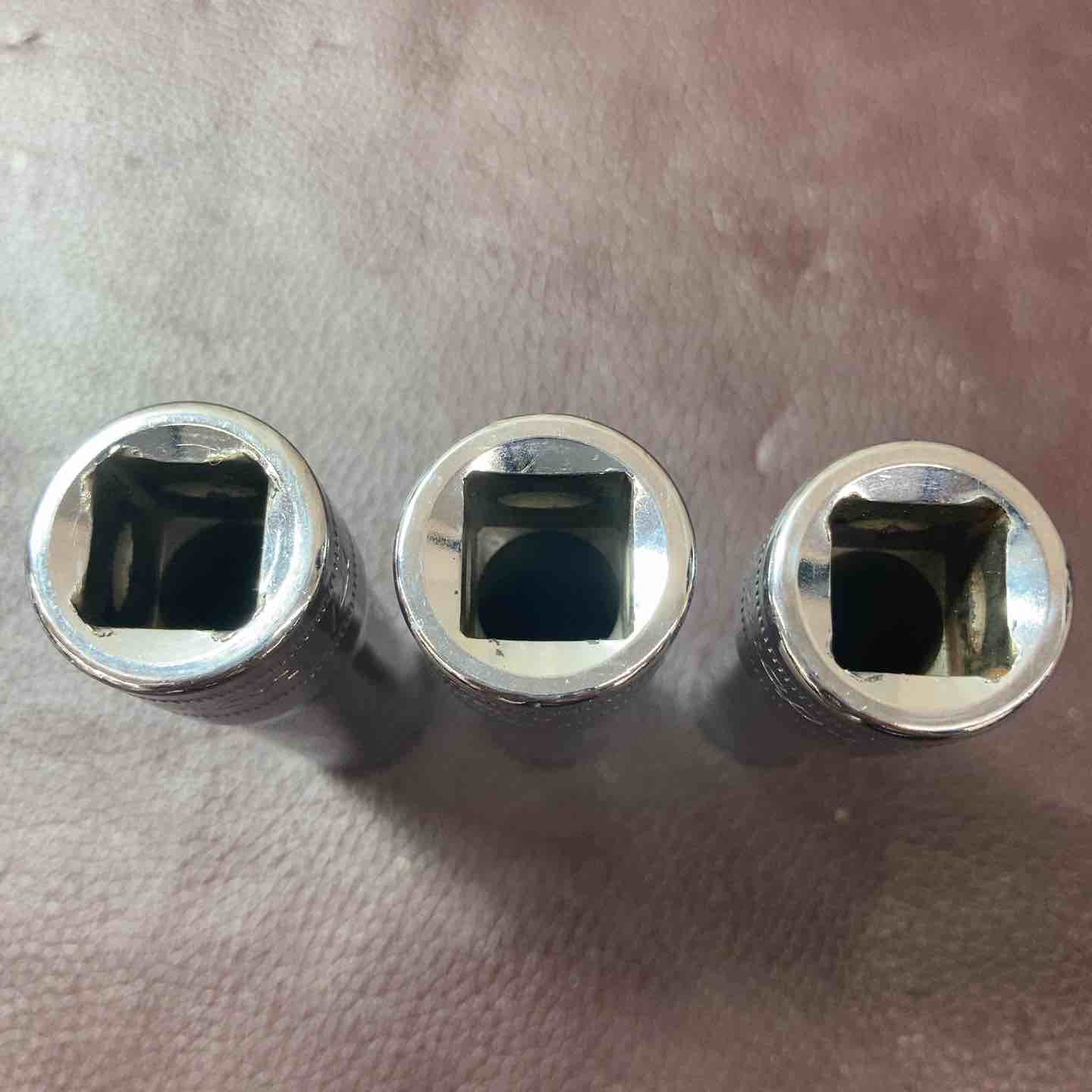 中古品】 スナップオン(Snap-on) 1/2 ディープソケット 3本セット