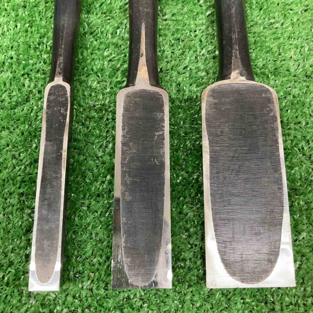 【中古現状品】 鑿 のみ 舞鶴 銘 3本組 【鴻巣店】