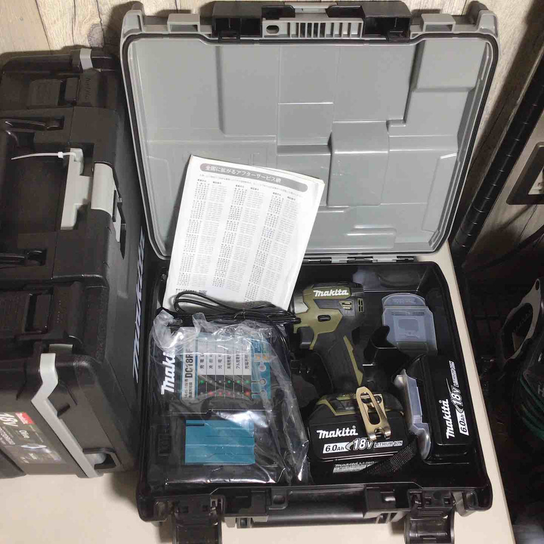 【未使用品】 マキタ makita コードレス インパクトドライバー TD173DRGXO 4台 インパクト オリーブ 純正 純正品 【戸田店】