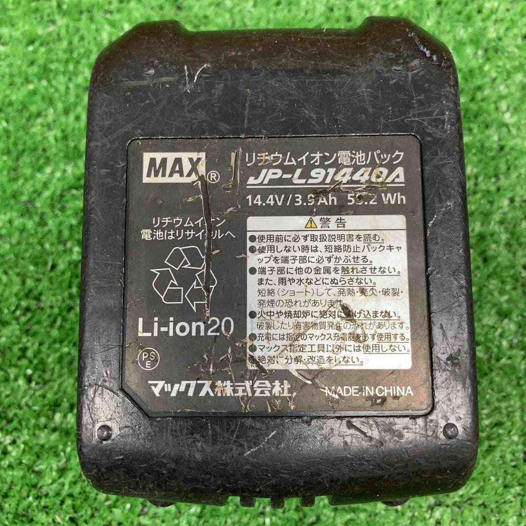 【中古品】 マックス/MAX リチウムイオンバッテリー 14.4V/4.0Ah JP-L91440A 【鴻巣店】