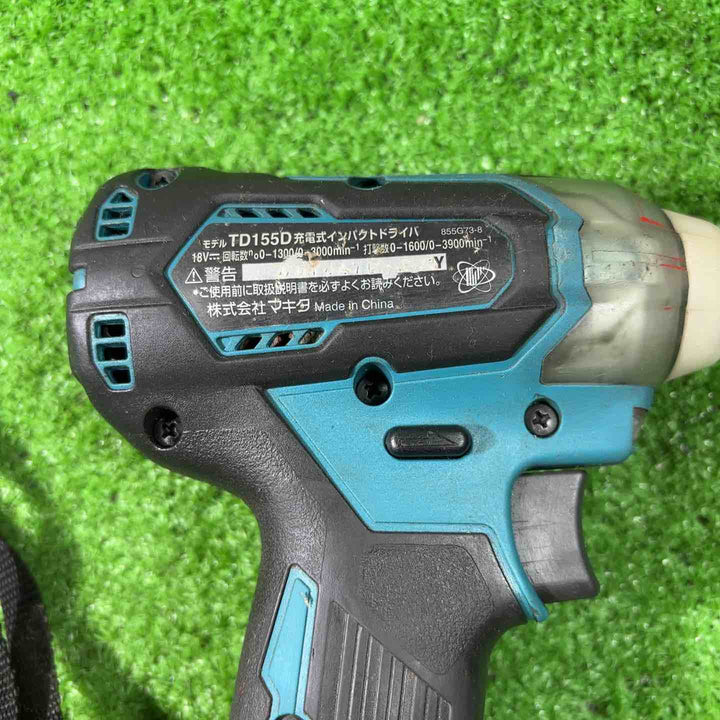 ★マキタ(makita) コードレスインパクトドライバー 18V3.0Ah TD155DRFX 動作確認済【川口店】