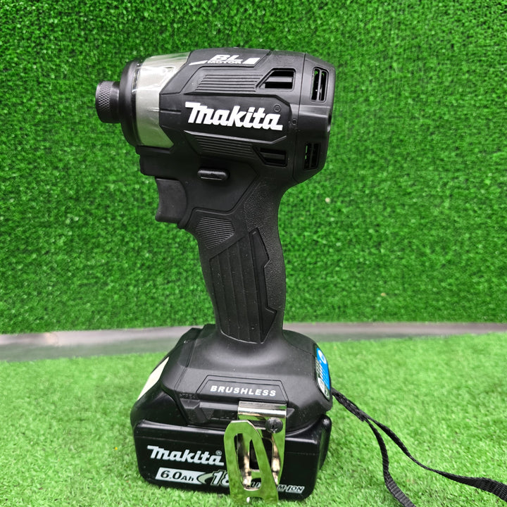 【未使用本体+中古18V 6.0Ahバッテリ(BL1860B)】マキタ(makita) コードレスインパクトドライバー TD173DZB【桶川店】