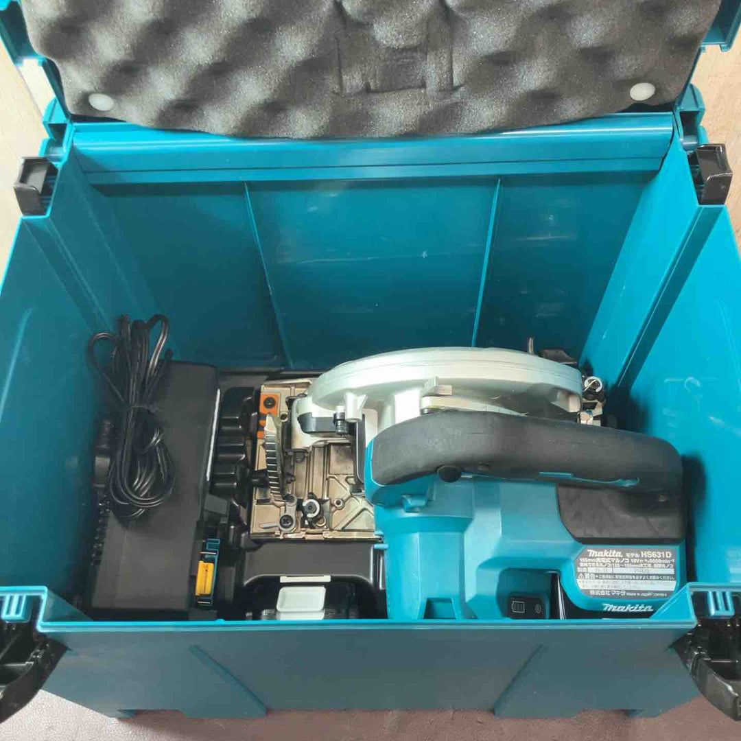 【中古品】 マキタ(makita) 18V コードレス丸のこ HS631DRGX フルセット品 【東大和店】
